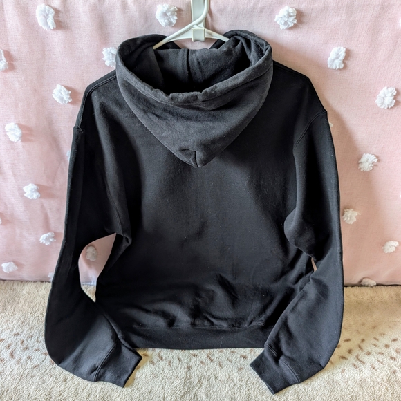 Black Graphic Hoodie, Adult Unisex, Medium, "I Can't People Today" - Picture 3 of 10